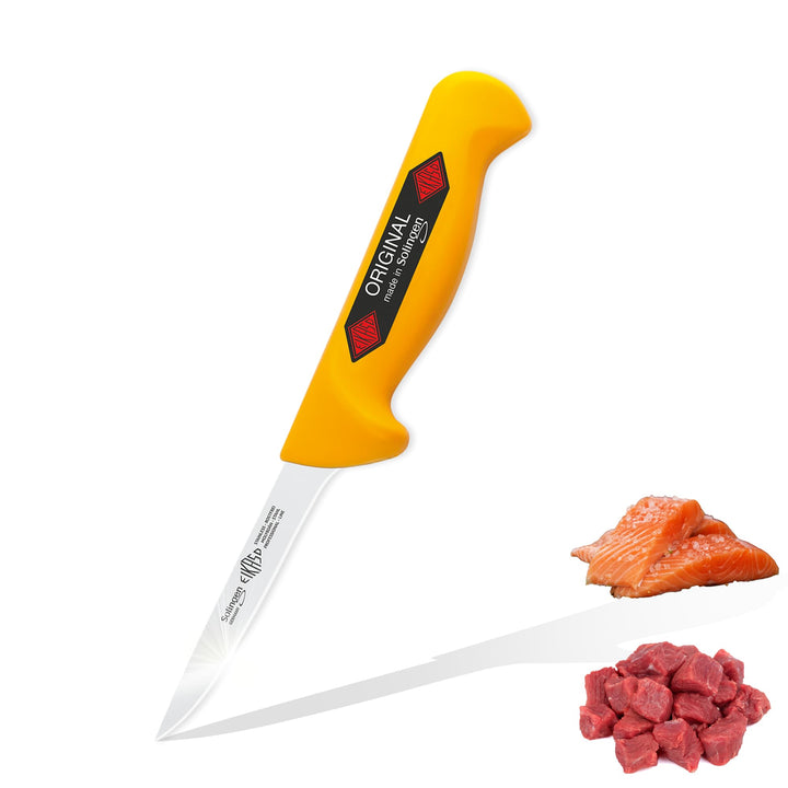 EIKASO Solingen Ausbeinmesser gerade 10cm Klinge Semi Flex aus Molybdänstahl 1.4116 Profi Fleischmes
