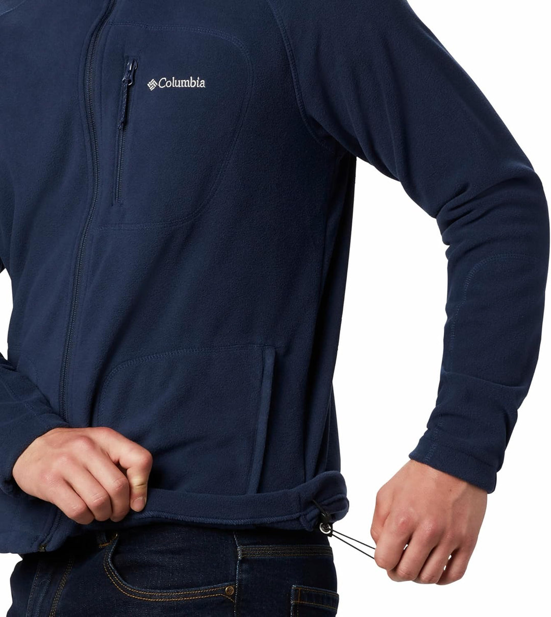 Columbia Fleece-Jacke mit durchgehendem Reissverschluss für Herren, FAST TREK II FULL ZIP FLEECE, Po