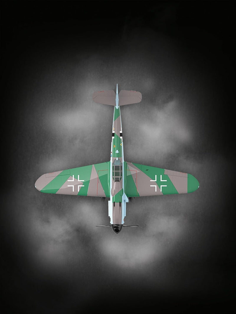 Revell Modellbausatz I Messerschmitt Bf109G-6 I Easy-Click-Bausatz I Detailreiches Militärfahrzeug I