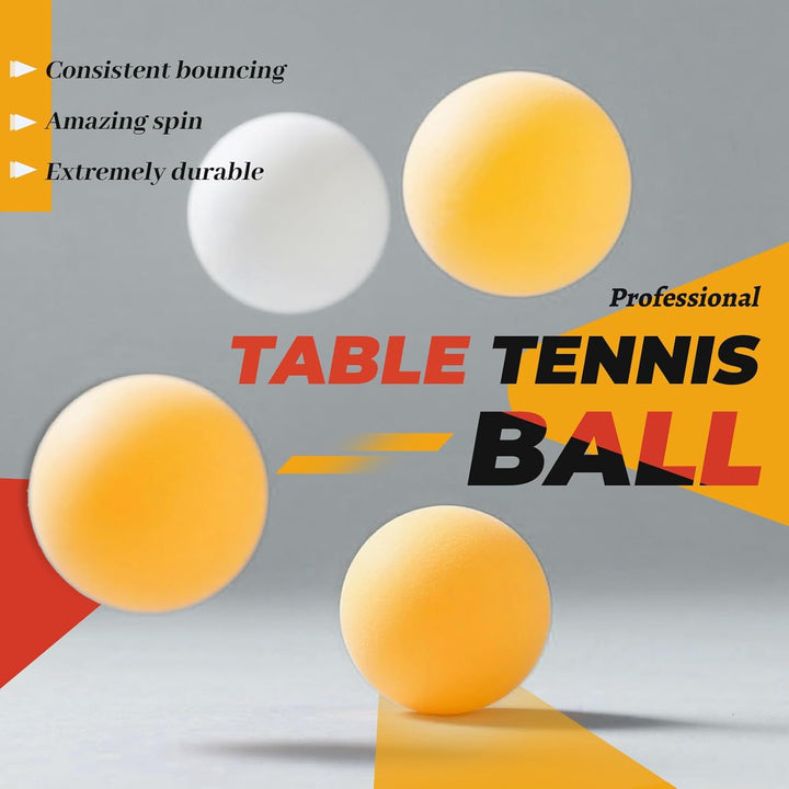 CHRI Tischtennis Set Tischtennisschläger Set mit Einziehbarem Netz 2 Tischtennisschläger 6 Tischtenn