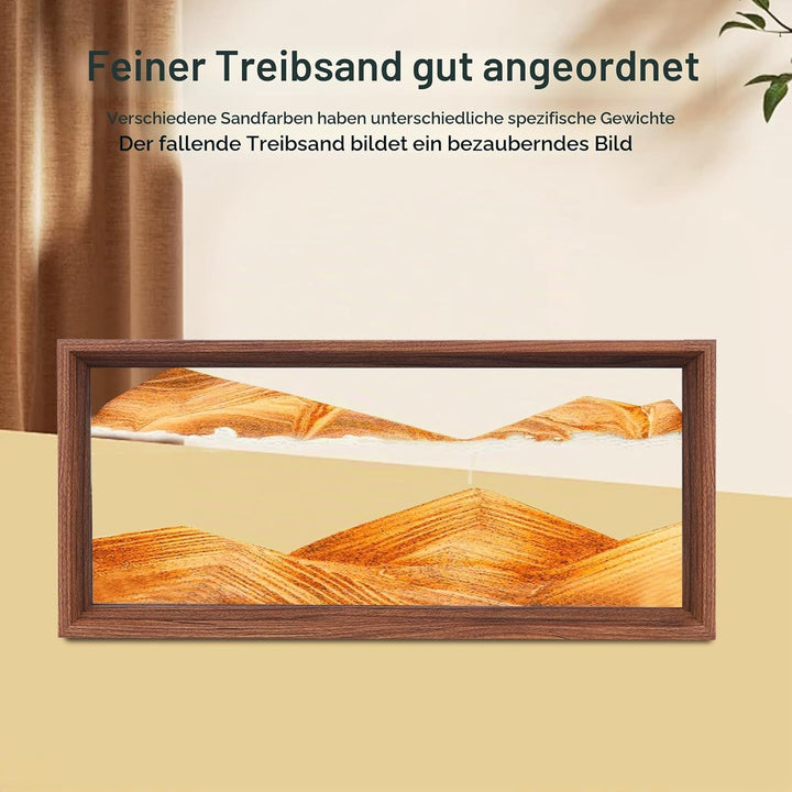 AzureLeap Sandbilder zum Drehen 3D Sandscape die Sandkunst in Tiefsee Fliessende Sandmalerei Sandbil