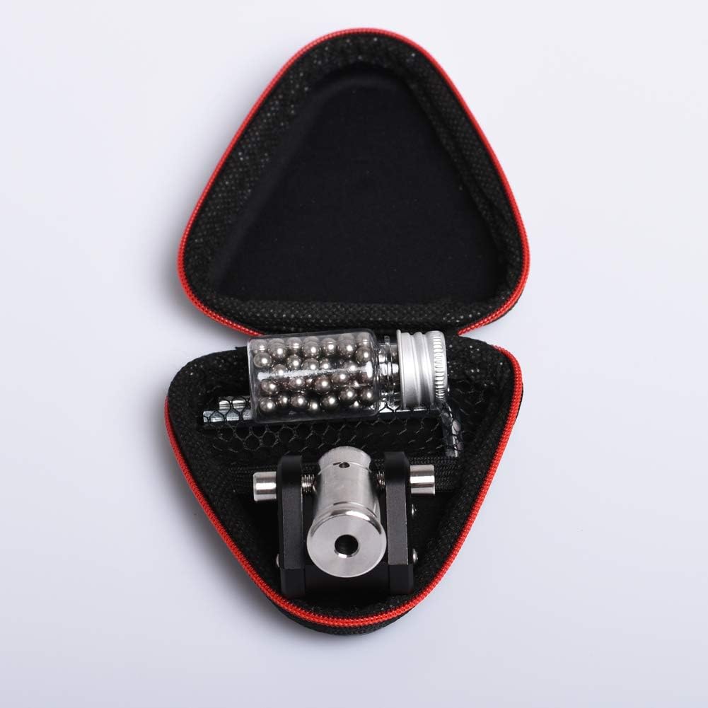 EASYANT Mini Schreibtisch Metallkanone, aus Edelstahl, CNC-gefertigtes Mini-Kanonenmodell Schwarz, S