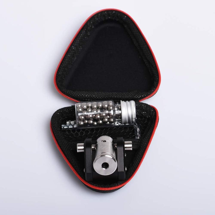 EASYANT Mini Schreibtisch Metallkanone, aus Edelstahl, CNC-gefertigtes Mini-Kanonenmodell Schwarz, S