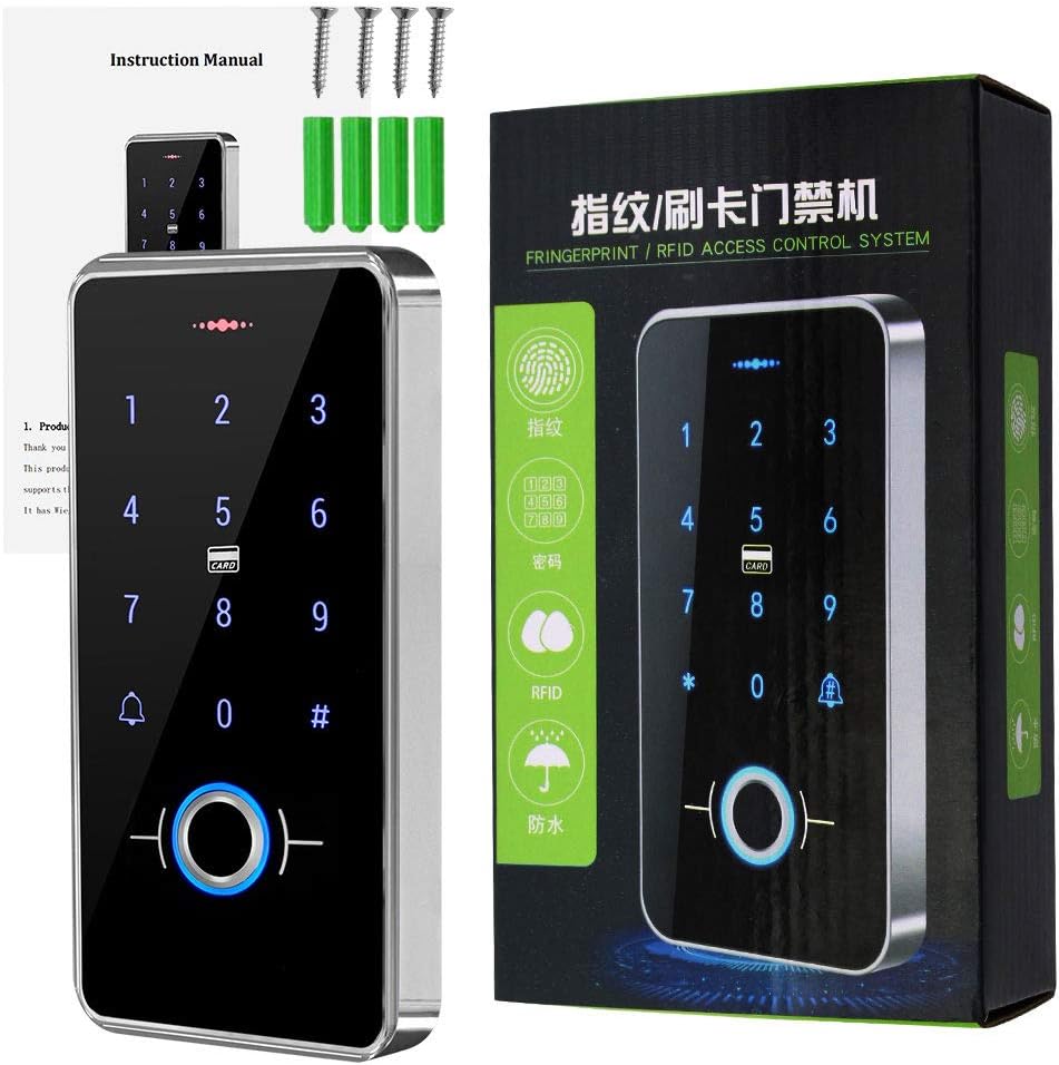 KDL RFID-Biometrischer Fingerabdruck-Zugangskontrolle, wasserdicht, Touch-Tastatur-Leser, DC12 V, Tü