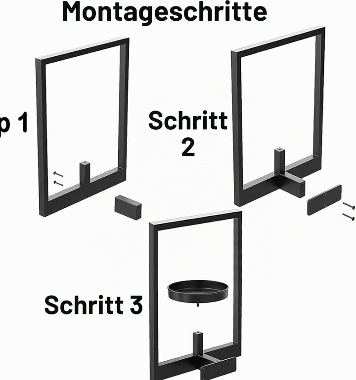 Bilderrahmen-Pflanzenhalter Für Die Wand,Pflanzenregale Für Fenster,Pflanzen-Wandrahmen Aus Metall,4