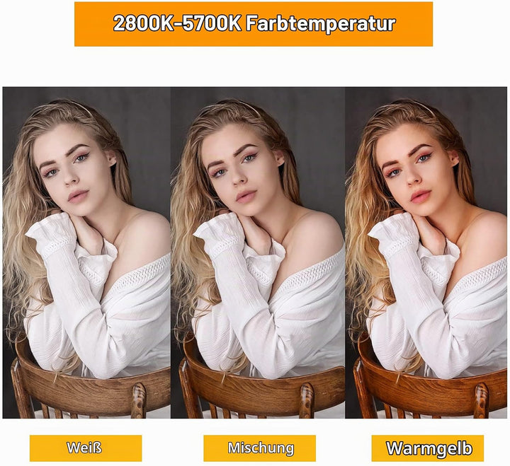 Wisamic Softbox Set Led Foto Fotostudio Stativ Licht Schirm Beleuchtung Kamera Fotografie dimmbar Li