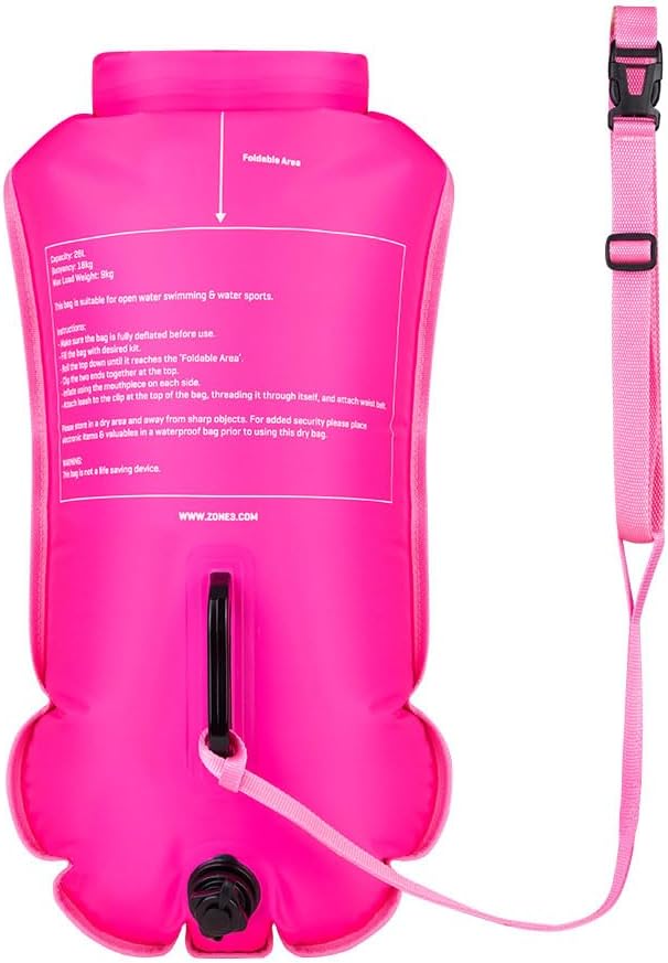 ZONE3 28L recycelte Boje mit wasserdichter Tasche Regulär Pink, Regulär Pink