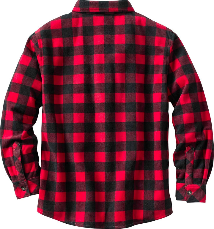 Legendary Whitetails Navigator Fleece-Herrenhemd mit Knopfleiste XXL Rot, XXL Rot