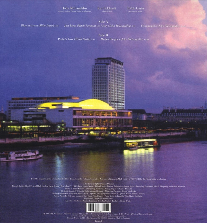 Live at the Royal Festival Hall, Vinyl