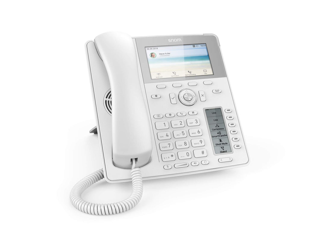 Snom D785 IP Telefon, SIP Tischtelefon Farbe + SmartScreen, 12 SIP-Identitäten, Sensorhakenschalter,