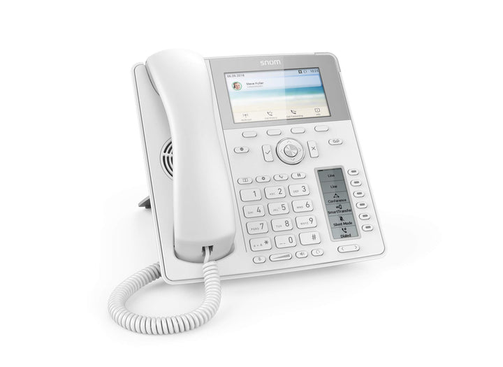 Snom D785 IP Telefon, SIP Tischtelefon Farbe + SmartScreen, 12 SIP-Identitäten, Sensorhakenschalter,