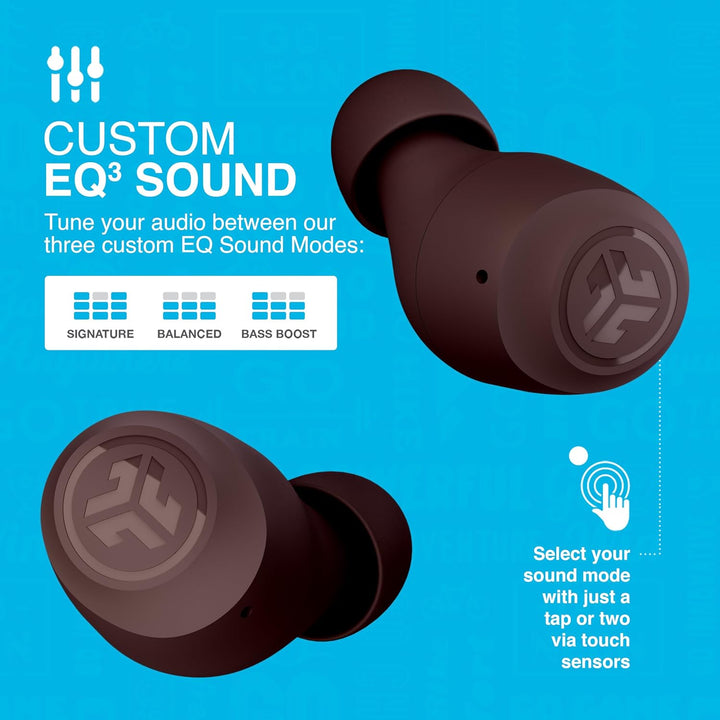 JLab Go Air Pop+ In Ear Kopfhörer kabellos Bluetooth, True Wireless Kopfhörer, 35+ Std Headphones, k