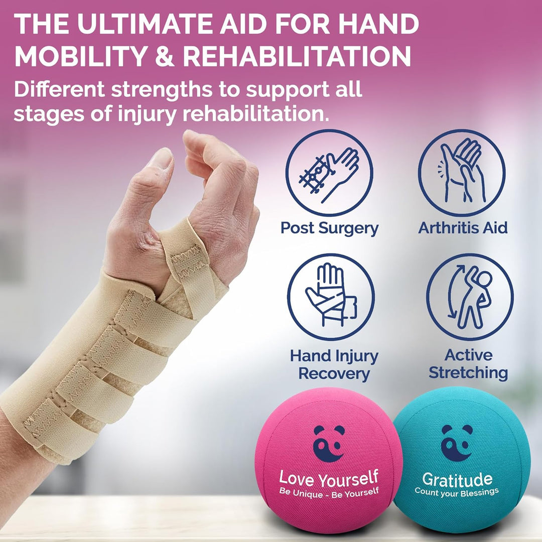 MindPanda Geist &amp; Körper Gel-Stressball für Erwachsene – Handtherapie Anti Stress Bälle Quetschbälle