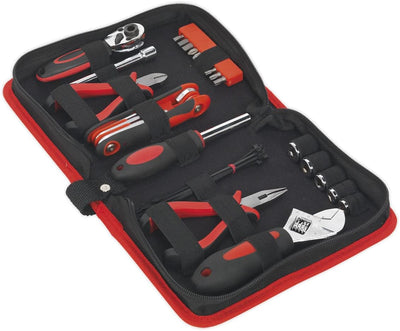 SEALEY MS164 Motorrad Toolkit underseatkann unter Stahlbürsten/