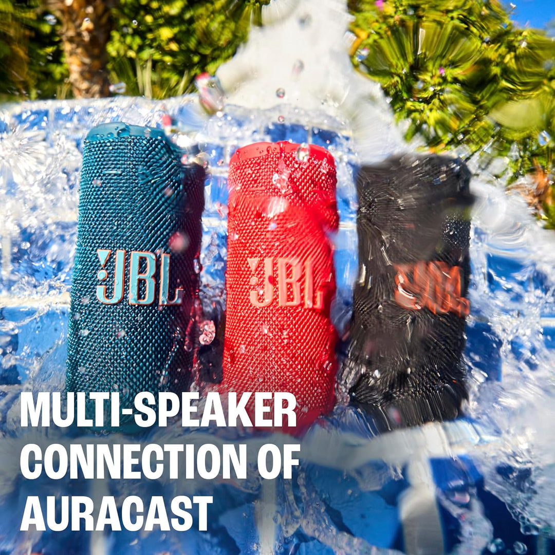 JBL Griffigkeit: Kompakter Bluetooth-Lautsprecher mit kräftigem JBL Pro-Sound und Umgebungslicht, bi