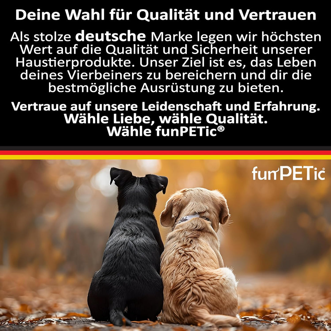 funPETic Hundegeschirr Essential - Anti-Zug Geschirr, reflektierend, gepolstert und atmungsaktiv - B