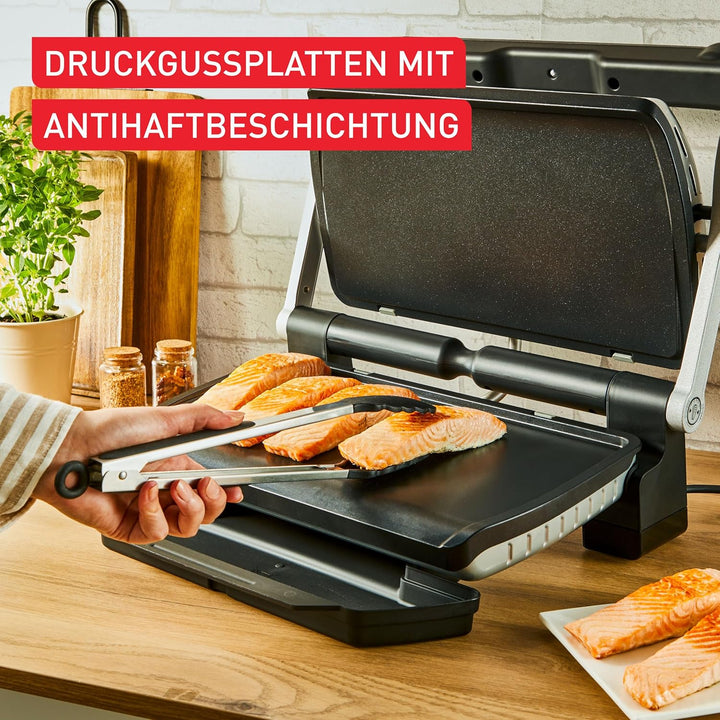 Tefal Plancha-Platten XL, kompatibel mit OptiGrill+ XL, für empfindliche Zutaten, antihaftbeschichte