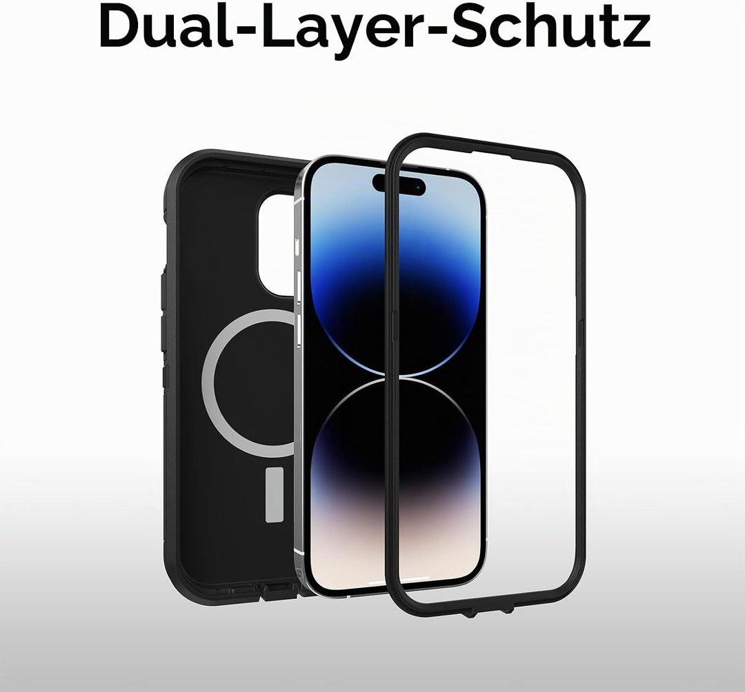 OtterBox Defender XT Serie für iPhone 14 Pro Max, Schwarz, 77-89128 Defender Series XT Schwarz, Defe