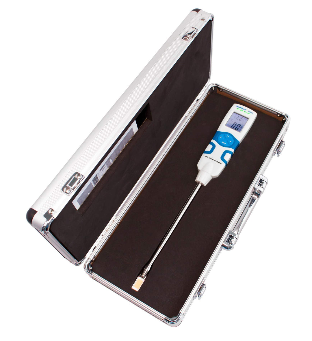 PeakTech P 5500 – Frittier Öltester 30°C - 200°C inkl. Temperatur & LCD Anzeige, TPM Wert Messer 0,5
