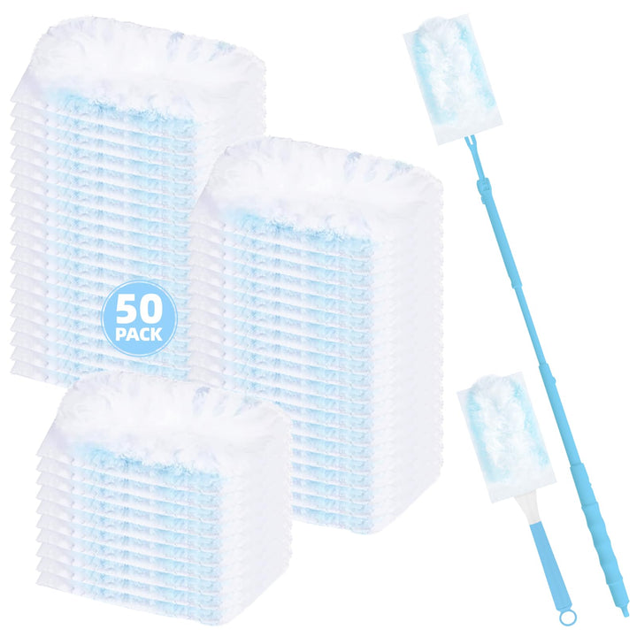 52 Stück Staubmagnet Kompatibel mit Swiffer Staubmagnet Nachfüllpack,Einweg Magnet Staubwedel für Sw