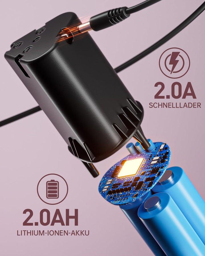 Akkuschrauber 12V Pink Rosa, Akkubohrer Klein, Akku Bohrschrauber Set mit 15 Zubehör und Tasche, 18+