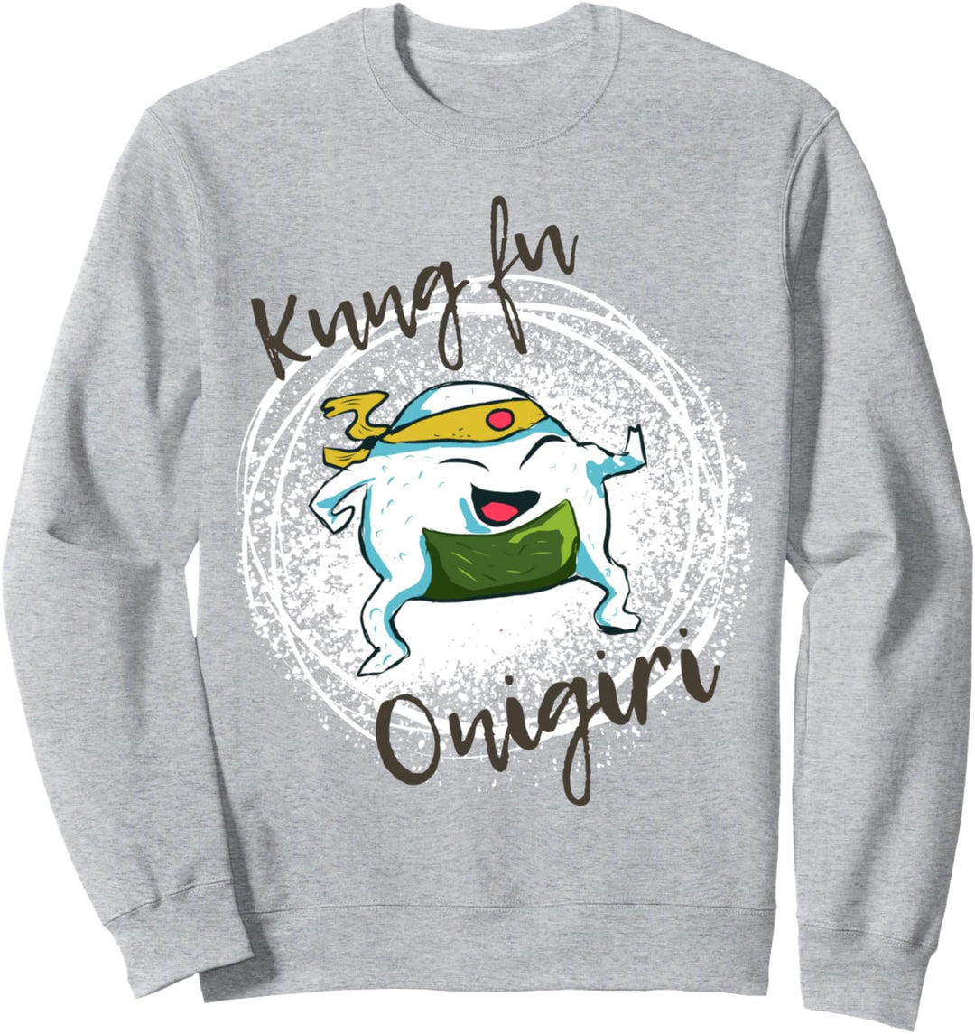 Kung fu Onigiri - Kungfu Anzug - niedliches Kampf Sushi Sweatshirt