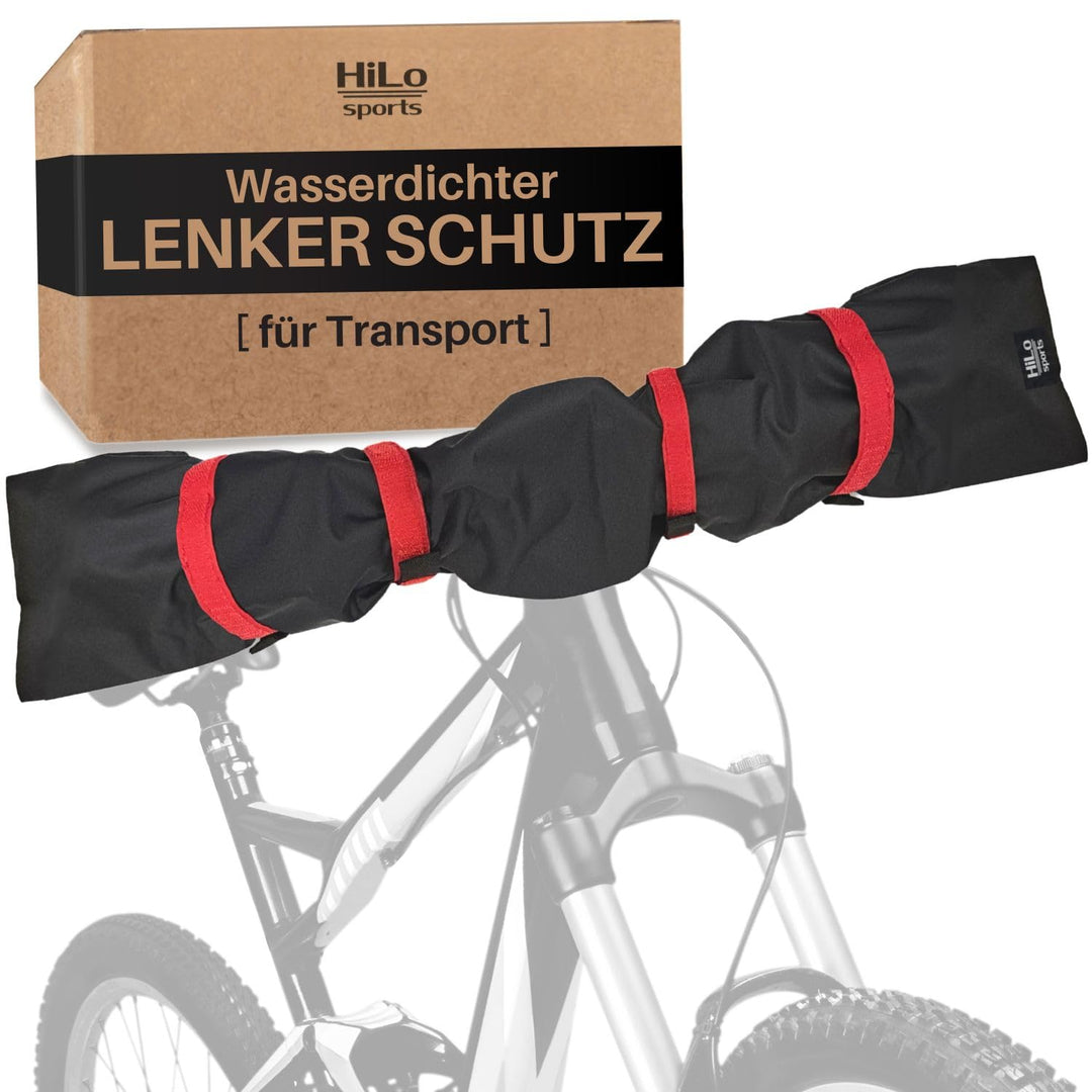 HiLo sports Lenkerschutzhülle E-Bike wasserdicht - [Für alle Fahrradlenker] - Passt auch für grosse
