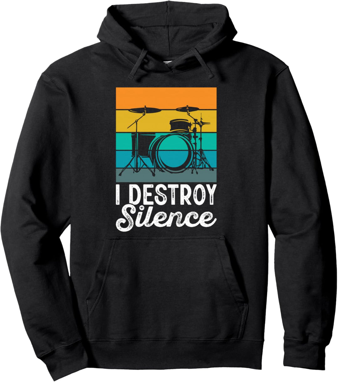I Destroy Silence Pullover Hoodie