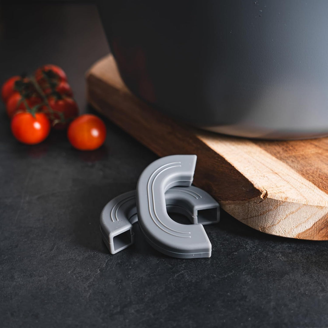 KARL HAUSMANN Aluguss Topf 24 cm 6L mit Deckel - Kochtopf Induktion, Antihaftbeschichtet mit COOKMAR