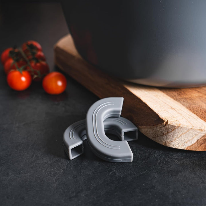 KARL HAUSMANN Aluguss Topf 24 cm 6L mit Deckel - Kochtopf Induktion, Antihaftbeschichtet mit COOKMAR