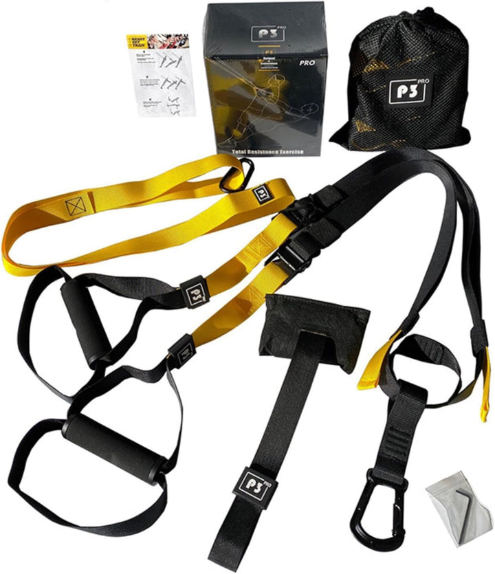 Schlingentrainer Set für Zuhause & Outdoor | Komplettes Suspension Training System mit Türanker, Ver