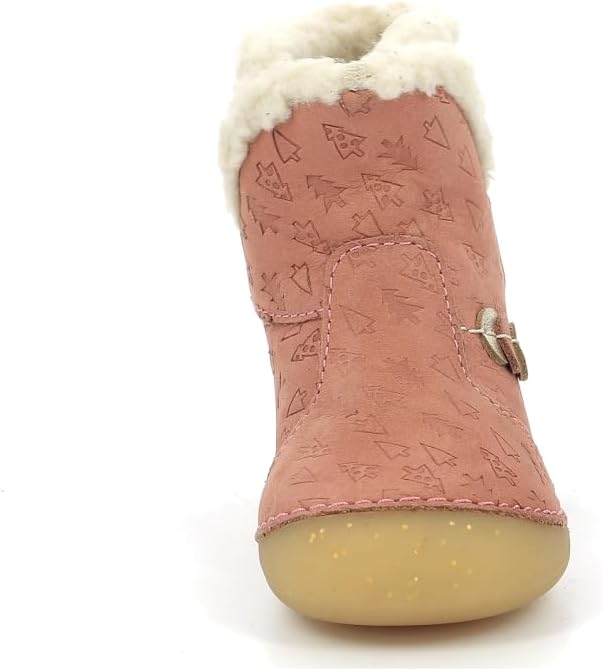 Kickers Mädchen Windy Stiefelette 22 EU Roségold Fantasie, 22 EU Roségold Fantasie