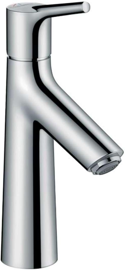 hansgrohe Wasserhahn Talis S CoolStart (Armatur mit Auslauf Höhe 100mm und Zugstangen-Ablaufgarnitur