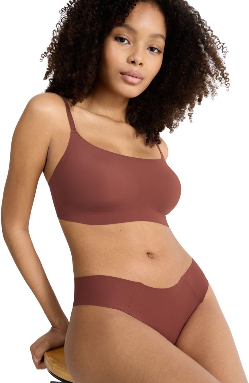 Sloggi Damen Bügelloser BH Zero Feel 2.0 Ultra Bra XL Burnt Henna, XL Burnt Henna