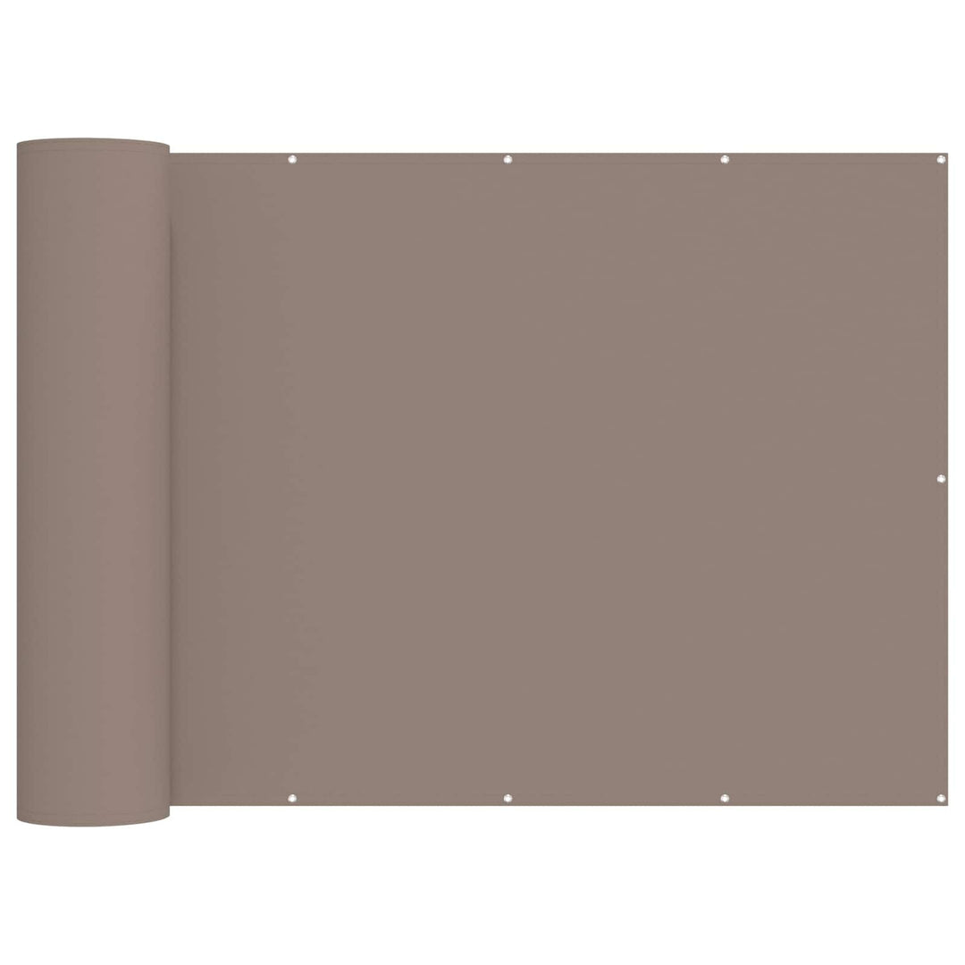 vidaXL Balkon Sichtschutz 180 x 300 cm Stoff mit PU-Beschichtung Taupe, Balkon Sichtschutz, Outdoor
