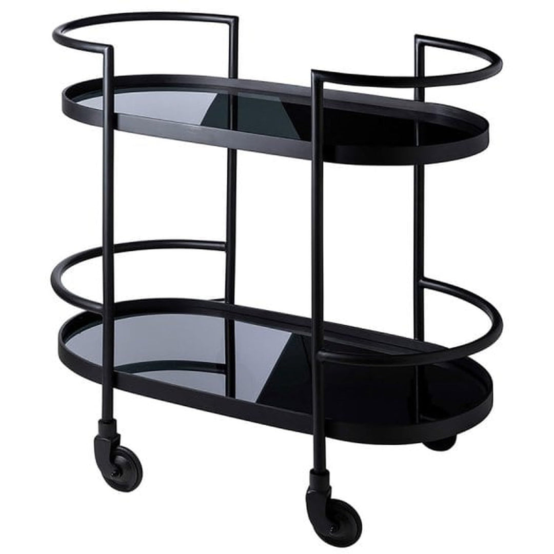 Fink STUDIO Carry ON, Barwagen, pulverbeschichtet, matt, schwarz, L. 45 cm, B. 84 cm, H. 80 cm