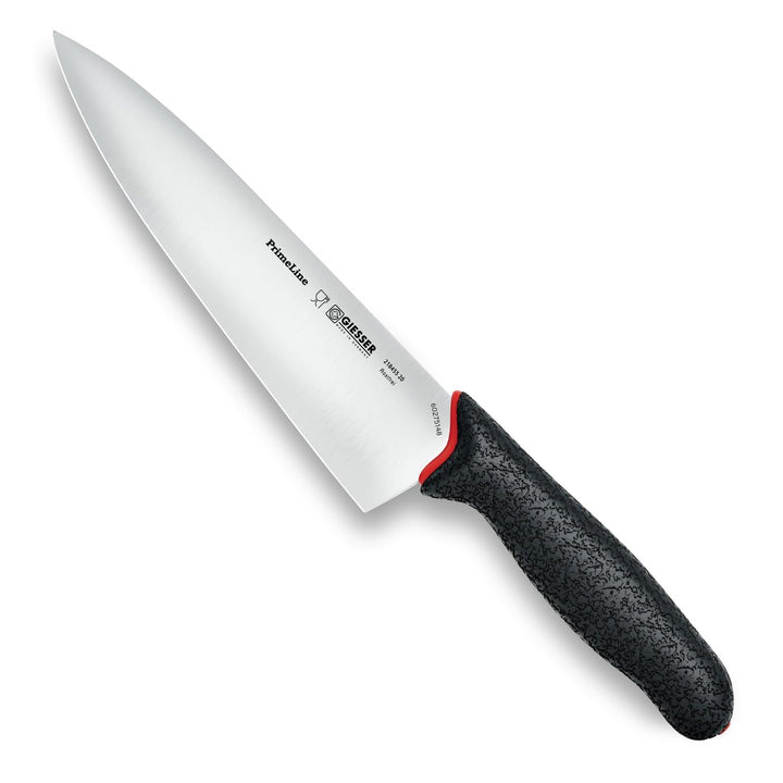 GIESSER seit 1776 - Made in Germany - Kochmesser 20 cm breite Klinge PrimeLine, schwarz, rostfrei, s
