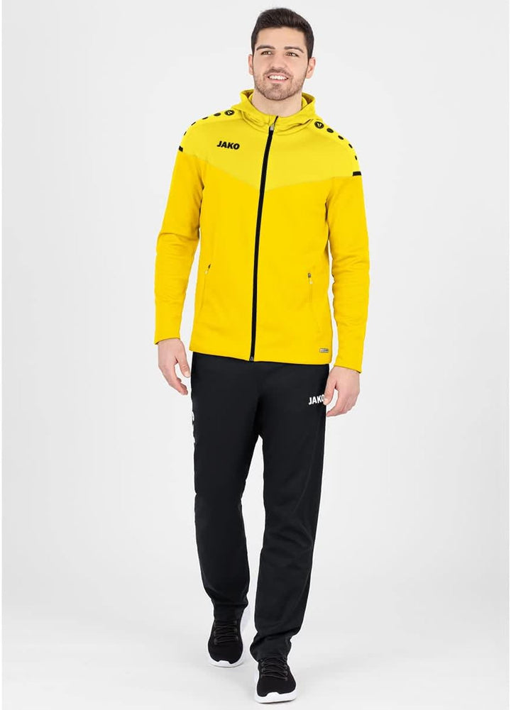 Jako Damen Kapuzenjacke Champ 2.0, marine/darkblue/skyblue, 44, 6820 38 Citro/Citro Light, 38 Citro/