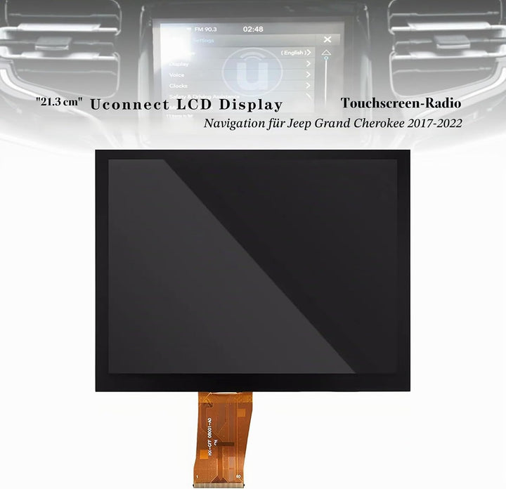 Areyourshop 8,4″ Uconnect LCD Navigation Ersatzdisplay LA084X01(SL)(01) LA084X01(SL)(02) für Jeep Gr