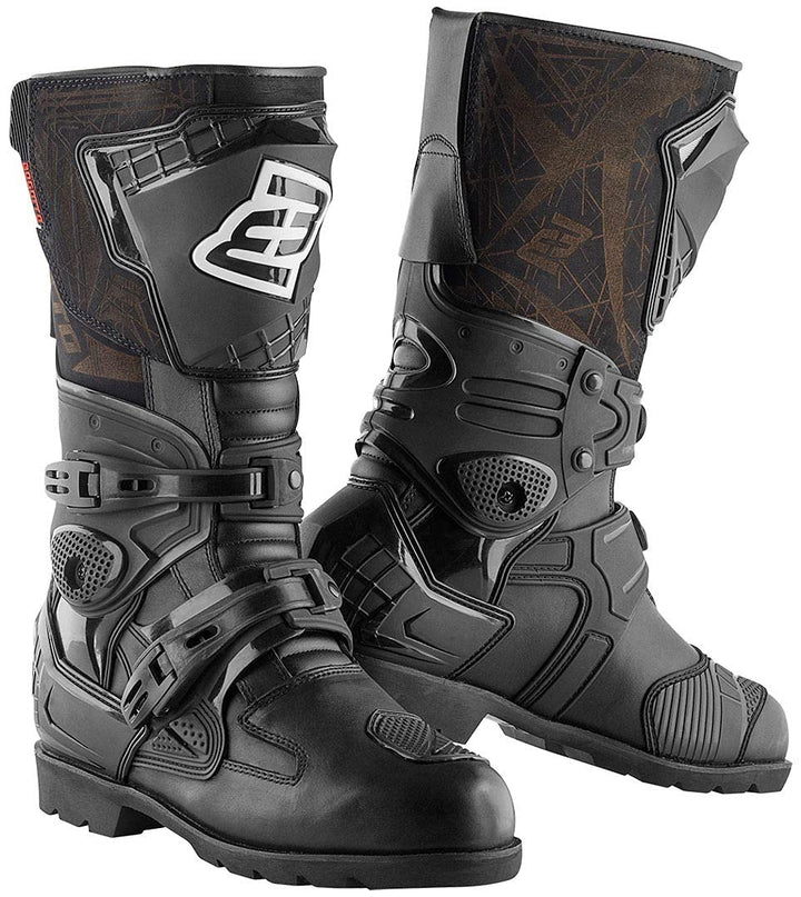 Bogotto Montevideo wasserdichte Enduro/Motocross Stiefel, schwarz, 43 Schwarz 43 EU, Schwarz 43 EU