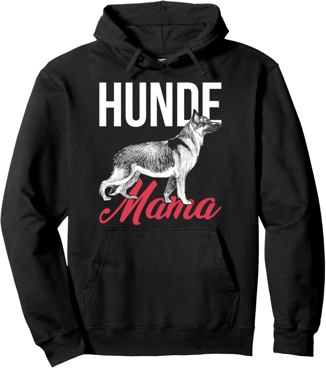 Damen Geschenk für Hunde Mama Deutscher Schäferhund Pullover Hoodie