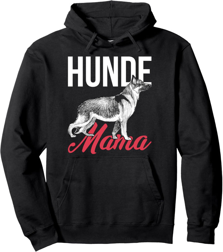 Damen Geschenk für Hunde Mama Deutscher Schäferhund Pullover Hoodie