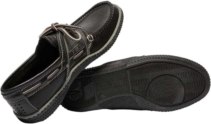 TBS Herren Globek Bootschuhe 40 EU Schwarz Noir Dauphin B8b44, 40 EU Schwarz Noir Dauphin B8b44