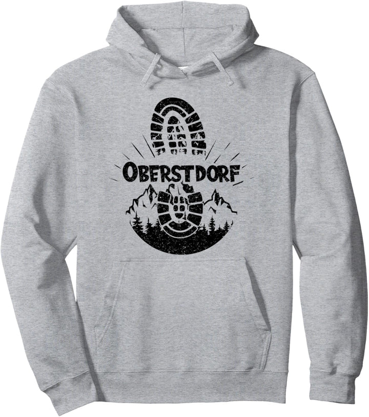 Wandern in Oberstdorf Deutschland Ferienwanderer Pullover Hoodie
