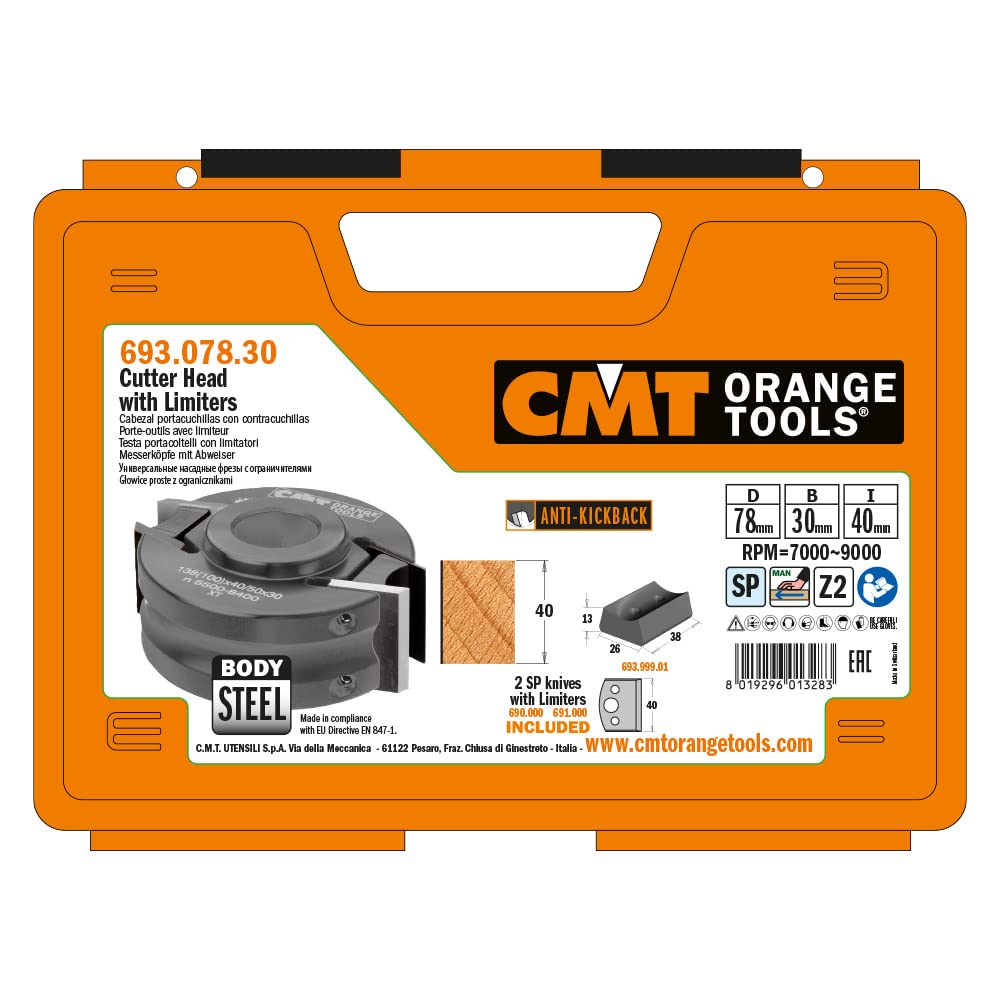 CMT 693.078.30 - Cabezal c/contracuch.d=78x40 f=30