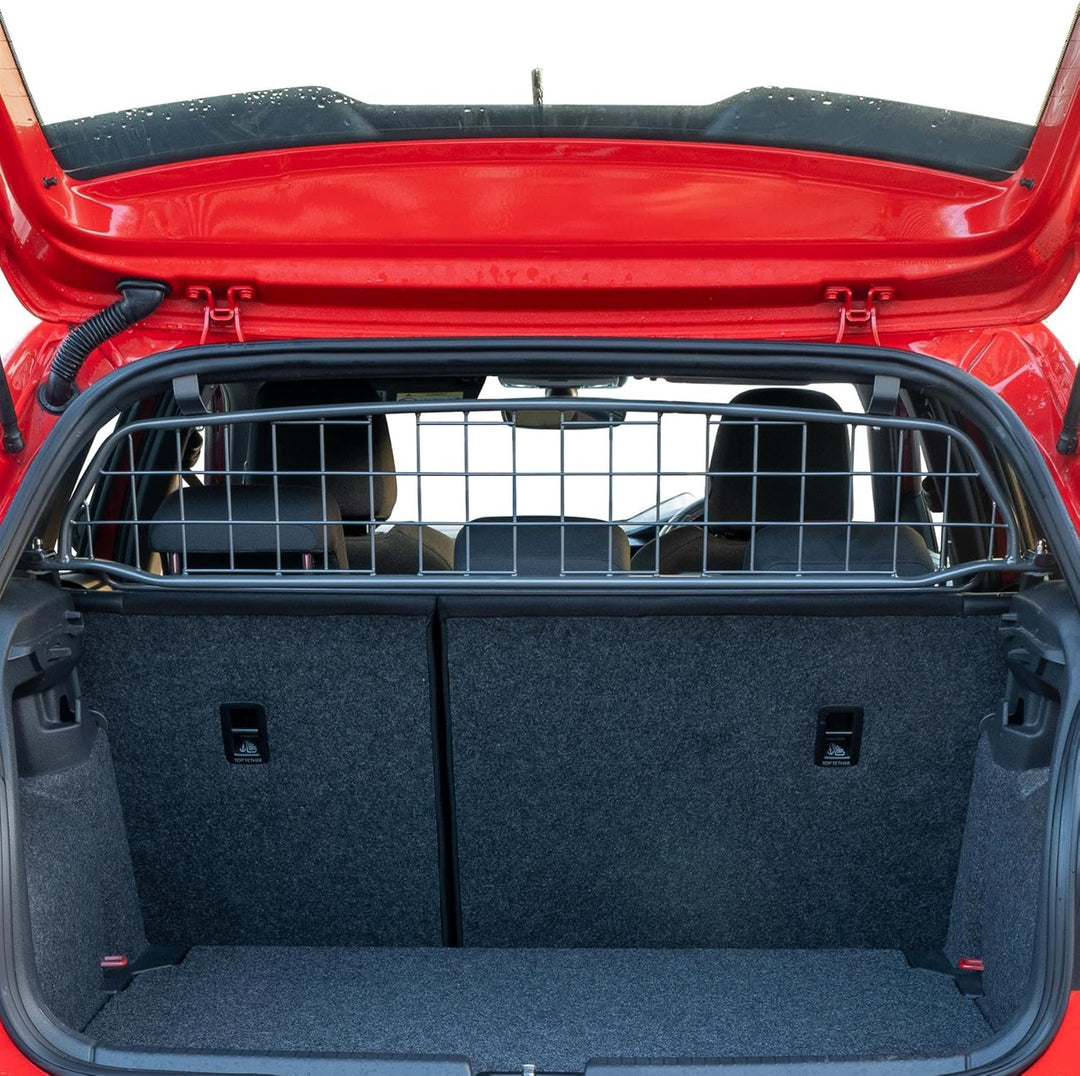 Travall Hundegitter für Volkswagen Polo 2017-2021, fahrzeugspezifisches Trenngitter für den Kofferra