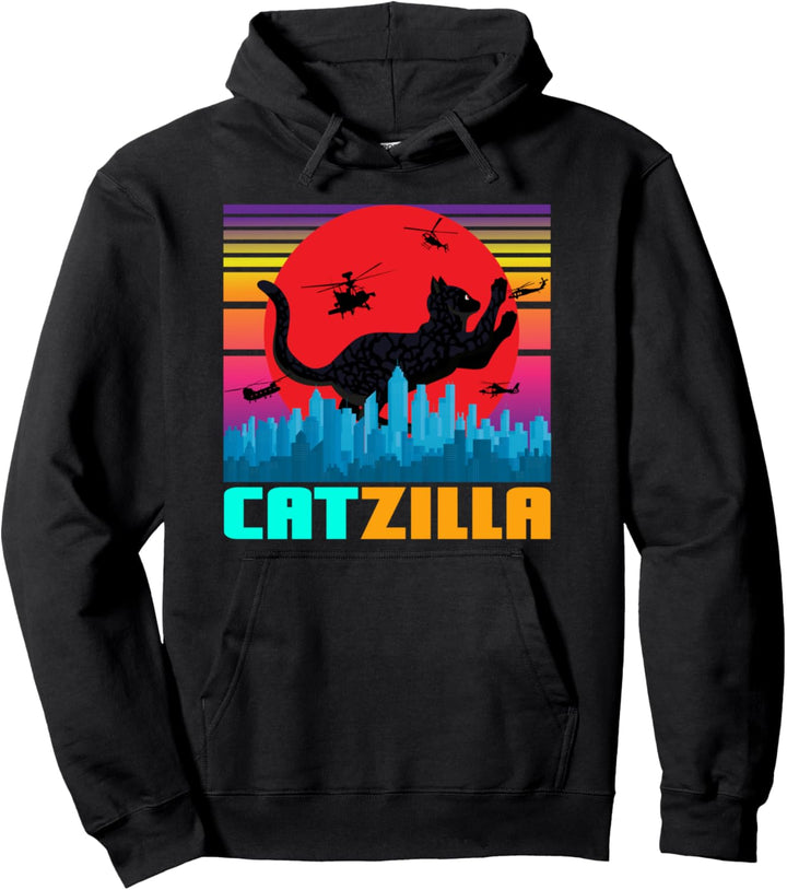Catzilla - Japanischer Pullover Hoodie