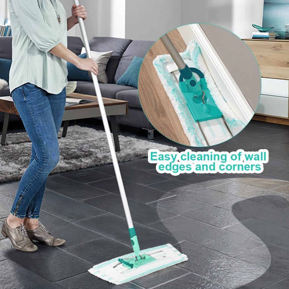 3 Stück Wischbezug Ersatzbezug für Leifhat Profi XL Micro Duo 42cm Bodenwischer Ersatzbezug für alle