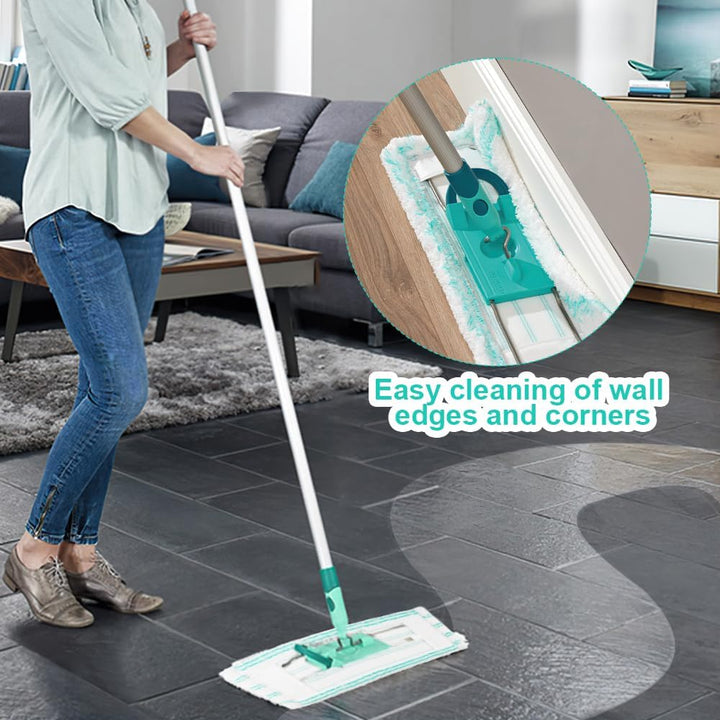 3 Stück Wischbezug Ersatzbezug für Leifhat Profi XL Micro Duo 42cm Bodenwischer Ersatzbezug für alle