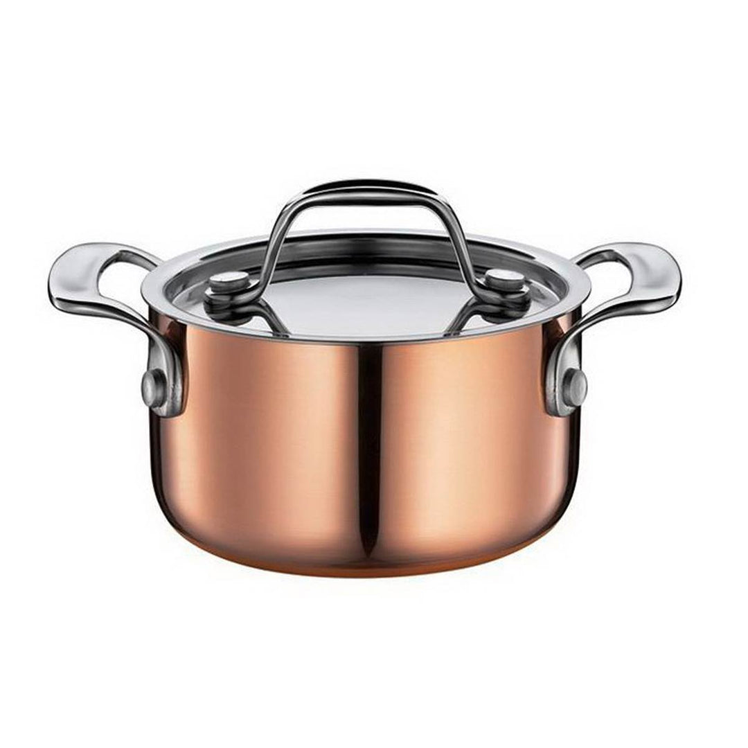 Spring Culinox mini Fleischtopf 9 cm 5-Lagen Mehrschichtmaterial mit Kupferschicht, mini Fleischtopf